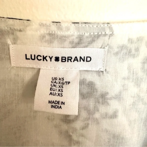 Lucky Brand Blue and White Floral Dress Size XS - Picture 8 of 16